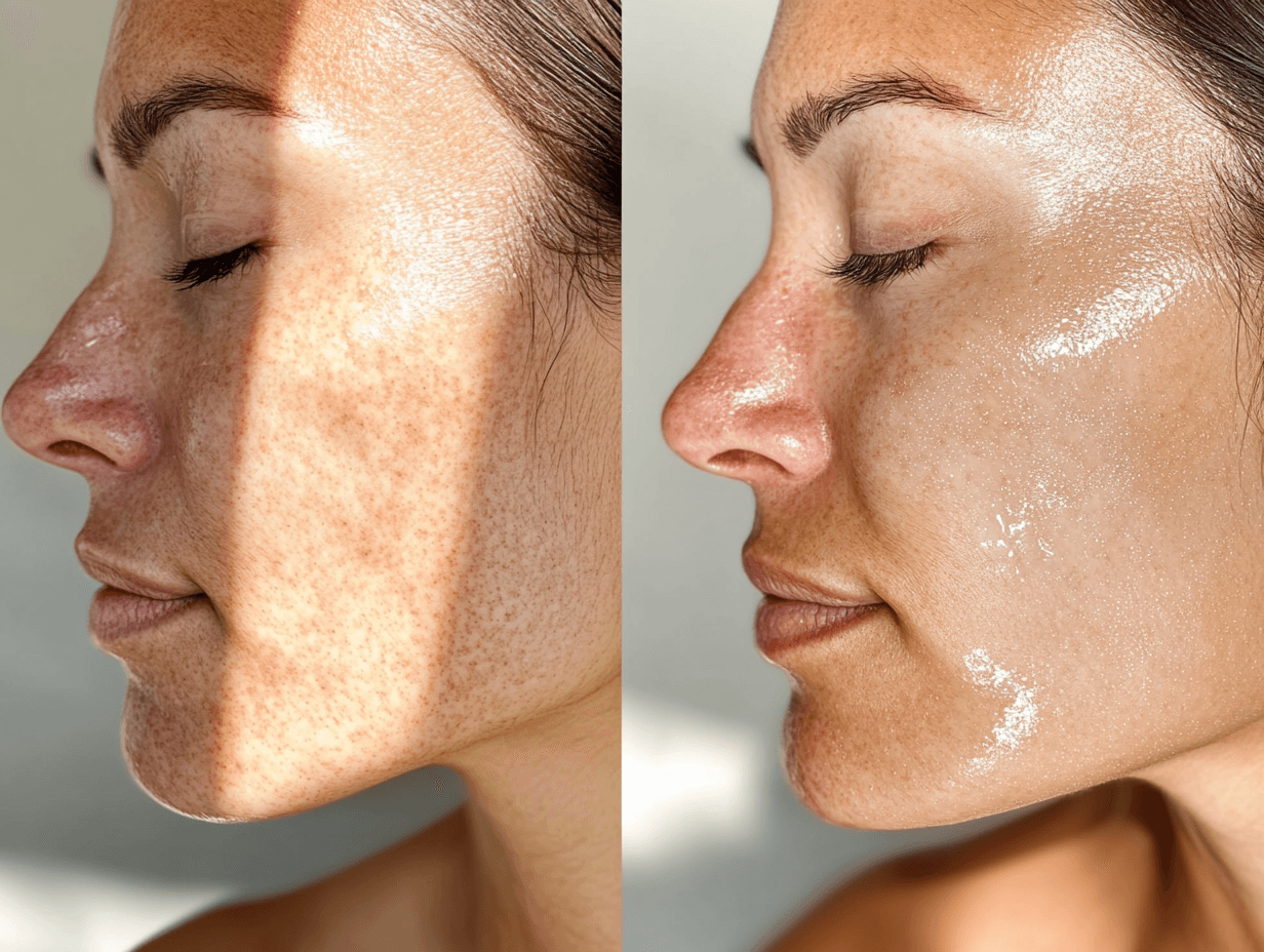 O melasma ou manchas na face e rosto.